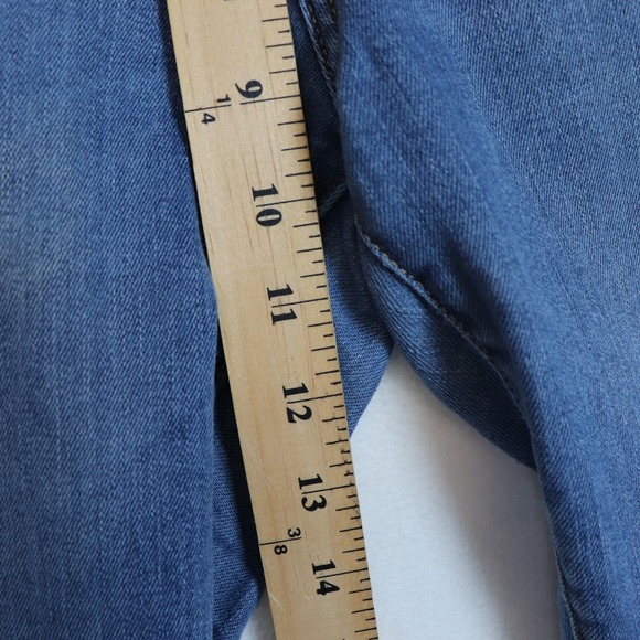 BANANA REPUBLIC Blue Mid Rise Skinny Premium Denim Jeans 29 - Picture 8 of 9